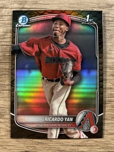 2025 Bowman Chrome RICARDO YAN Reptilian 1st Rookie RC BCP-31 TOP PROSPECT - Picture 1 of 2