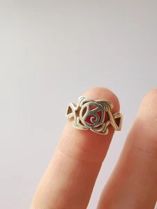 Sterling Silber HO schöner Design Ring. Größe M. R27M - Bild 1 von 5