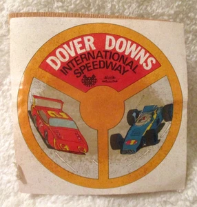 Vintage~Dover Downs International Speedway~NASCAR~Sticker/Decal~4 1/8' X 4 1/8" - Picture 1 of 8