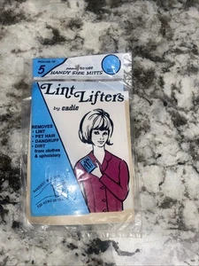 Cadie Lint Lifters vintage anni 70 confezione da 5 guanti adesivi, sigillati USA - Foto 1 di 3