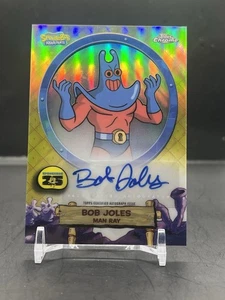 2025 Topps Chrome Spongebob Bob Joles Auto Voice Of Man Ray - Bild 1 von 2
