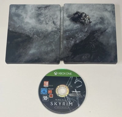 The Elders Scrolls V Skyrim Steelbook Edition - Xbox One - Nur Hülle & Disc - Bild 1 von 4