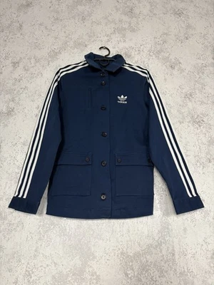Adidas Originals Sample Worker Jacket Navy 3-Stripes Utility Coat Not For Resale - Image 1 of 4
