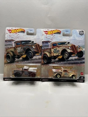 Hot Wheels Premium 2022 Dragstrip Demons '33 Willys Lote de 2 Foto 1 de 4