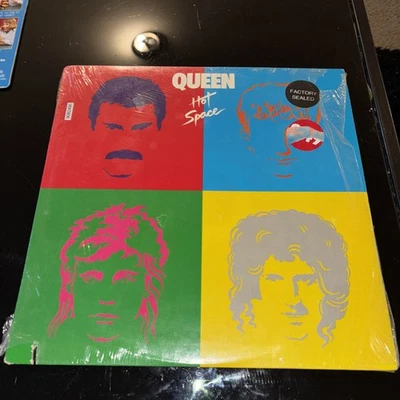 Queen "Hot Space" Vinyl Record 1982 LP Album Foto 1 de 4
