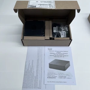 Wieloplatformowy analogowy adapter telefoniczny Cisco ATA 192, 2-portowa słuchawka na Ethernet - Zdjęcie 1 z 7