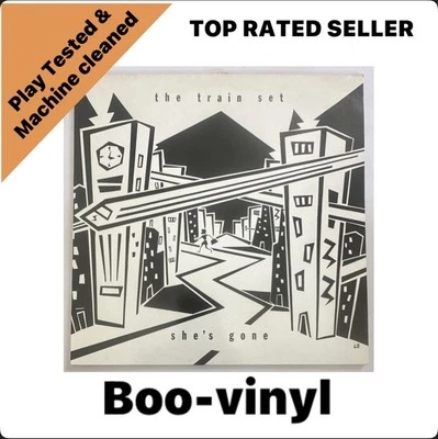 The Train Set ~ She’s Gone 12” EP Single Indie Rock EX / VG - Image 1 of 4