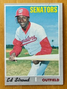 1970 Topps Baseball #506 Ed Stroud - Washington Senators - EX (No Creases) - Picture 1 of 2