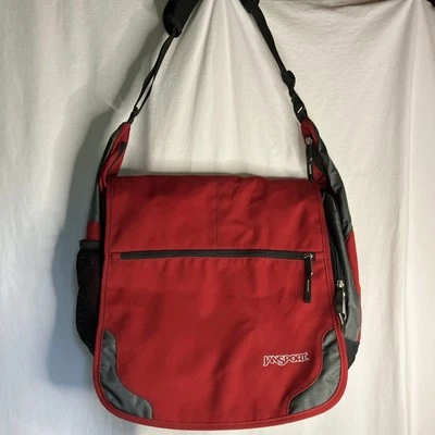 Jansport Negro Bolso Mensajero Computadora/Laptop Estuche Acolchado Correa para el Hombro Foto 1 de 4