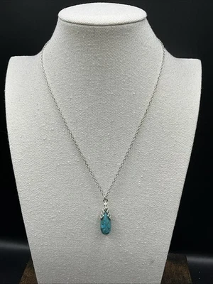 Barse Oracle Necklace- Turquoise- Sterling Silver-  NWT - Image 1 of 4