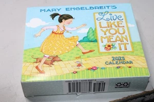 Mary Engelbreit's Live Like You Mean It 2025 Day-To-Day Calendar by Mary... - Picture 1 of 2