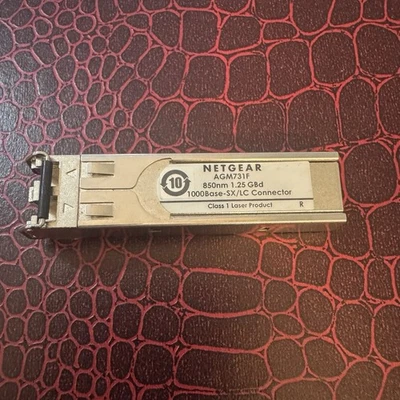 NETGEAR AGM731F 1000BASE-SX SFP 850nm 550m Transceiver - 28489 - Image 1 of 2