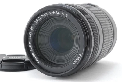 [TOP MINT] Canon EF-S 55-250mm f/4-5.6 IS II Telephoto Zoom Lens From Japan - Image 1 of 4