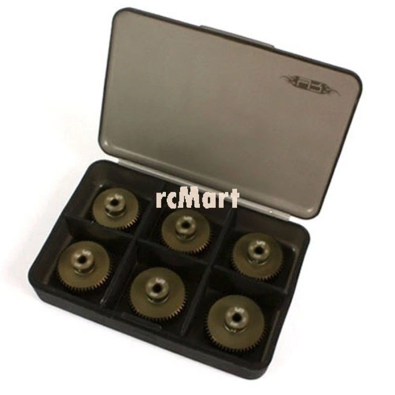 Yeah Racing Aluminum 7075 Hard Coated Pinion Gear Combo Set (64P 47T-52T 6pcs) - Image 1 of 1