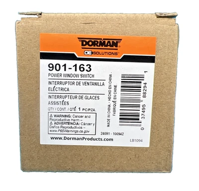 Interruptor de ventana eléctrica Dorman 901-163 Buick Chevy GMC 08-17 Saturn 08-10 OEM Foto 1 de 4