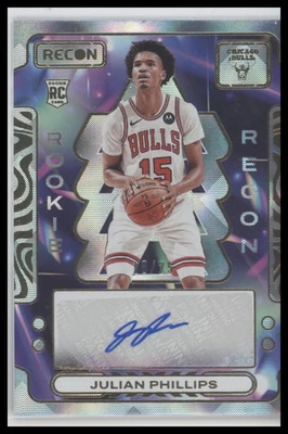 Julian Phillips 2023-24 Panini #RRS-PHL Rookie Recon Signatures Effect #/25 - Image 1 of 2