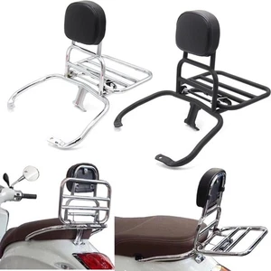 For Vespa Sprint Spring 150 Rear Tail Rack GTS300GTV6 Backrest Folding Rack - Picture 1 of 41