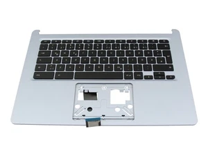 Acer Chromebook 314 (CB314-1H) original Tastatur inkl. Topcase DE (deutsch) schw - Afbeelding 1 van 5