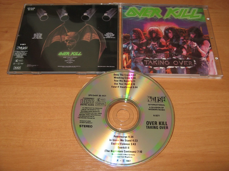 OVERKILL - Taking Over - ORG 1st NOISE press RARE OOP - Bild 1 von 1