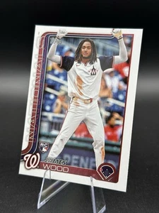 2025 Topps Serie 1 James Wood #CC-17 Variación SSP Nationals RC - Imagen 1 de 2