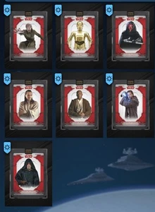 Topps Star Wars Card Trader Galactic Antiquities Encased Red  1x Card - Picture 1 of 1