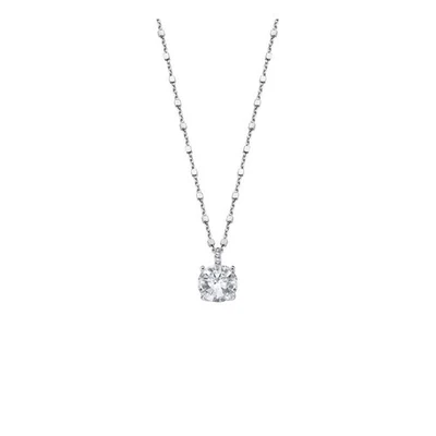 Collana Donna Lotus Silver Punto Luce Con Cristallo LP2005-1/1 - Immagine 1 di 2