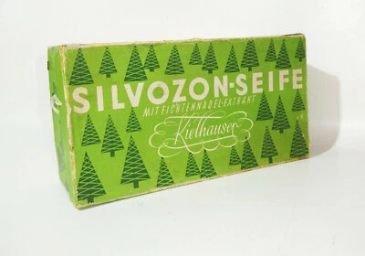 Leer Karton Silvozon - Seife mit Fichtennadel Extrakt Kielhauser 1950er 1960er  - Bild 1 von 4