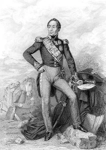 MILITÄR GRAVUR MARSCHALL VON FRANKREICH / Marquis Emmanuel Grouchy 1766- (?) - Bild 1 von 1
