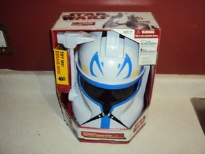 STAR WARS CAPTAIN REX ELECTRONIC COMMAND HELMET 2009 SEALED NEW CLONE WARS MINT - Picture 1 of 4