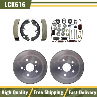 Tambores de freno traseros y zapatas de freno kit de resorte de hardware para Toyota Celica 1993 Foto 1 de 4