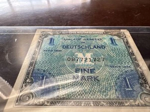1944 Germany 1 Mark Allied military Currency - Picture 1 of 4
