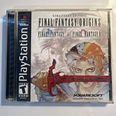 Final Fantasy Origins Black Label PlayStation PS1 CIB TESTED - Image 1 of 4