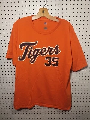Detroit Tigers Justin Verlander #35 MLB Player Jersey Shirt ORANGE MEN LARGE - Image 1 of 4