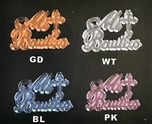 Adorno Mi Bautizo Favores Acrílico Dije Motivos Confeti Regalo Extendido - Imagen 1 de 1