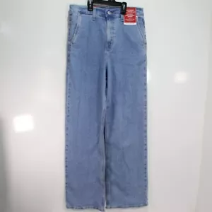 Levi Signature Denim Loose Straight Hose Jeans High Rise Stretch Größe 4 - Bild 1 von 8