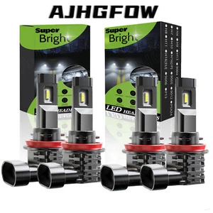 For Freightliner Cascadia 2008-2021 LED Headlight Kit Bulb High & Low Beam White - Picture 1 of 14