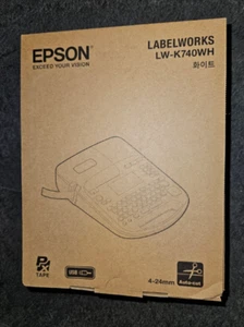 Epson LW-K740WH genuine PC connection portable label printer tape included - Picture 1 of 2