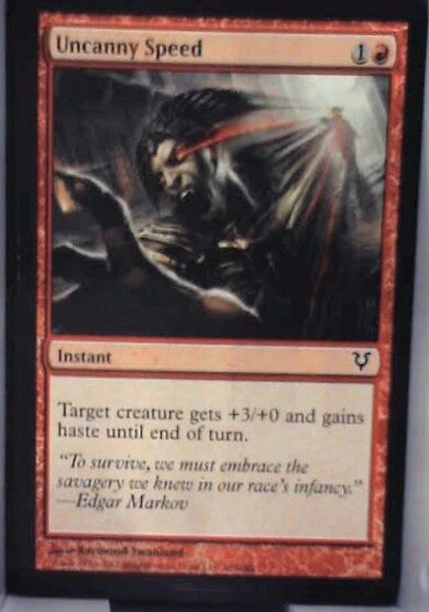 Uncanny Speed - Avacyn Restored: #163, Magic: The Gathering Nm R200 - Image 1 of 1