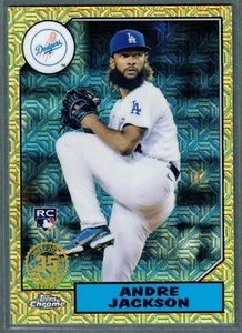 2022 Topps Series 1 Andre Jackson Silver Pack Refractor Rookie RC Dodgers - Picture 1 of 2