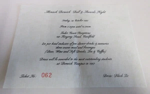 Monash University - Campus Berwick - Noche de baile y premios - Tudor Court - 1997 - Imagen 1 de 5