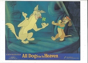 ALL DOGS GO TO HEAVEN/ CHARLIE (DON BLUTH) (ORIGINAL COMPLETE UK PHOTO SET) MINT - Photo 1/8