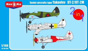 Mikro Mir 144-019 Yakovlev UT-2/UT-2M, Soviet aircraft 1/144 scale