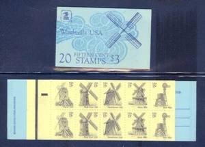 US 1742a BK135 Windmills Complete Booklet/20, 2 panes/10, Mint NH - Picture 1 of 1