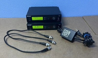 2X Shure SLX4 L4 638-662MHz Micrófono Inalámbrico Receptores ¡Con 1X Fuente de Alimentación! Foto 1 de 4