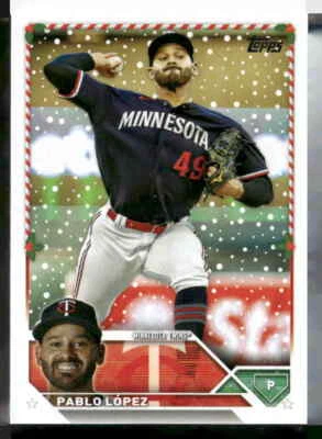 2023 Topps Holiday #H184 Pablo López - Image 1 of 2