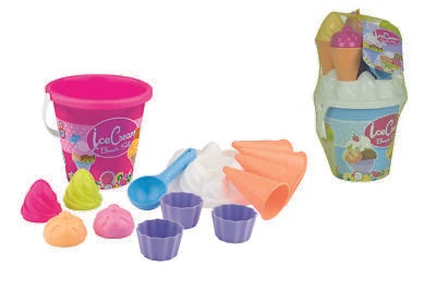 Simba Eimergarnitur Eis - 14 tlg. Sandspielzeug Strand Sand - Bild 1 von 4