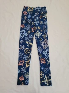 LULAROE Geometric Print Leggings Girls Size Tween - Picture 1 of 5