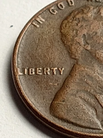 1948 No Mint Mark Lincoln Wheat Penny Rim Error Letters Touching the Rim Cover