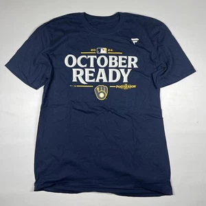 2024 Fanatics Milwaukee Brewers October Ready T-Shirt Large New - Picture 1 of 2