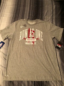 BRAND NEW W/Tags Nike Mens Run As One Houston Rockets Dri-FIT T Shirt Large NBA - Picture 1 of 6